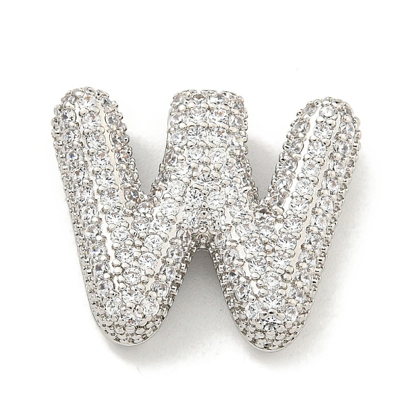 PandaHall Platinum Plated Brass Micro Pave Cubic Zirconia Pendants, Letter Charms, Letter W, 24.5x25x6mm, Hole: 3.5x2mm Brass+Cubic Zirconia..., Clear
PandaHall Platinum Plated Brass Micro Pave Cubic Zirconia Pendants, Letter Charms, Letter W, 24.5x25x6mm, Hole: 3.5x2mm Brass+Cubic Zirconia..., Clear