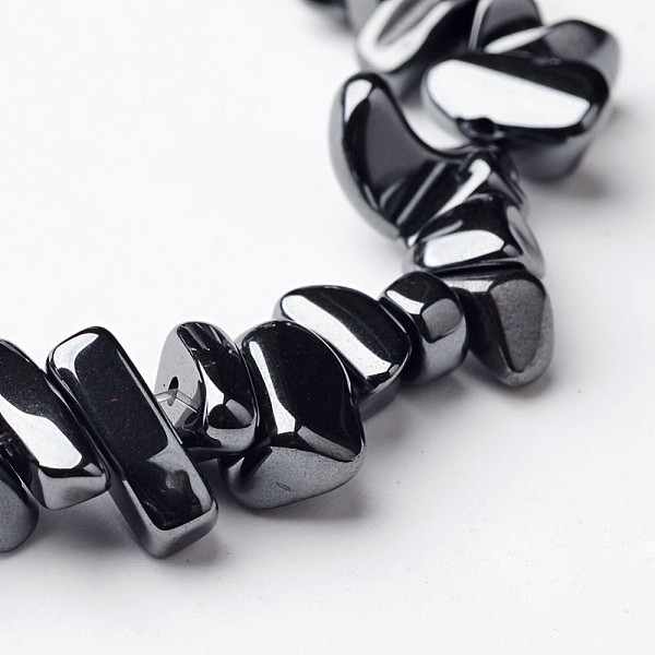 PandaHall Non-Magnetic Synthetic Hematite Beads Strands, Chip, Black, Size: about 5~8mm, hole: 0.8mm, 125pcs/strand, 16 inch Non-magnetic...
PandaHall Non-Magnetic Synthetic Hematite Beads Strands, Chip, Black, Size: about 5~8mm, hole: 0.8mm, 125pcs/strand, 16 inch Non-magnetic...