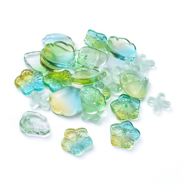 PandaHall Electroplate Transparent Glass Beads, Mixed Shapes, Lime, 5~21x6~14x3~10mm, Hole: 0.9~1.2mm Glass Mixed Shapes Green
PandaHall Electroplate Transparent Glass Beads, Mixed Shapes, Lime, 5~21x6~14x3~10mm, Hole: 0.9~1.2mm Glass Mixed Shapes Green