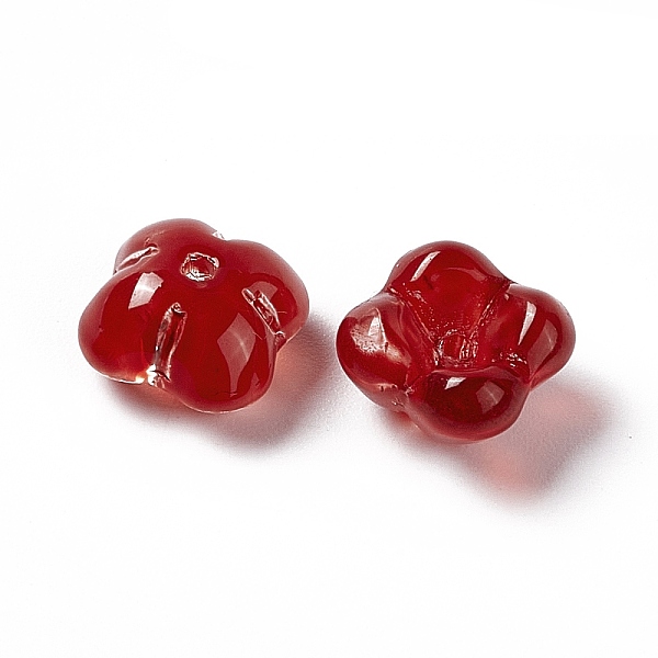 PandaHall Electroplate Glass Bead, Flower, Red, 11.5x11.5x5.5mm, Hole: 1.2mm Glass Flower Red
PandaHall Electroplate Glass Bead, Flower, Red, 11.5x11.5x5.5mm, Hole: 1.2mm Glass Flower Red