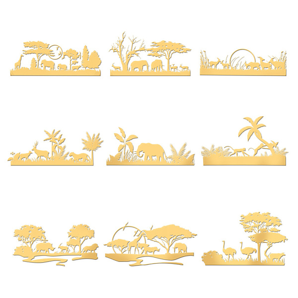 PandaHall Nickel Decoration Stickers, Metal Resin Filler, Epoxy Resin & UV Resin Craft Filling Material, Golden, Other Animal, 40x40mm, 9...
PandaHall Nickel Decoration Stickers, Metal Resin Filler, Epoxy Resin & UV Resin Craft Filling Material, Golden, Other Animal, 40x40mm, 9...