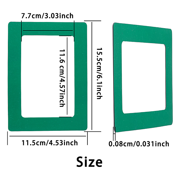 PandaHall SUNNYCLUE Magnetic Picture Frames, for Refrigerator, Holds 5 inch Photos, Mixed Color, 15.5x11.5x0.08cm, Inner Diameter..., Multicolor 
PandaHall SUNNYCLUE Magnetic Picture Frames, for Refrigerator, Holds 5 inch Photos, Mixed Color, 15.5x11.5x0.08cm, Inner Diameter..., Multicolor