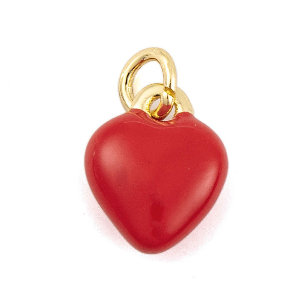PandaHall Rack Plating Brass Enamel Pendants, with Jump Ring, Cadmium Free & Lead Free, Long-Lasting Plated, Real 18K Gold Plated, Heart..., Red
PandaHall Rack Plating Brass Enamel Pendants, with Jump Ring, Cadmium Free & Lead Free, Long-Lasting Plated, Real 18K Gold Plated, Heart..., Red