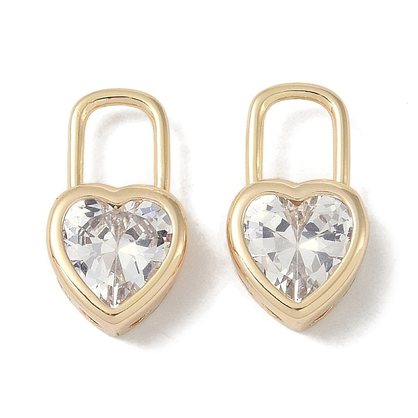 PandaHall Brass Micro Pave Clear Cubic Zirconia Pendants, Heart, Real 18K Gold Plated, 17.5x9.5x5mm, Hole: 5~6.5mm Brass+Cubic Zirconia...
PandaHall Brass Micro Pave Clear Cubic Zirconia Pendants, Heart, Real 18K Gold Plated, 17.5x9.5x5mm, Hole: 5~6.5mm Brass+Cubic Zirconia...