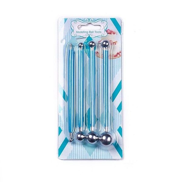 PandaHall DIY Stainless Steel Sculpture Tools, For Clay Carving Molding Ball Stylus Stick, Deep Sky Blue, 12.4x13.4x6cm, 4pcs/set Stainless...
PandaHall DIY Stainless Steel Sculpture Tools, For Clay Carving Molding Ball Stylus Stick, Deep Sky Blue, 12.4x13.4x6cm, 4pcs/set Stainless...