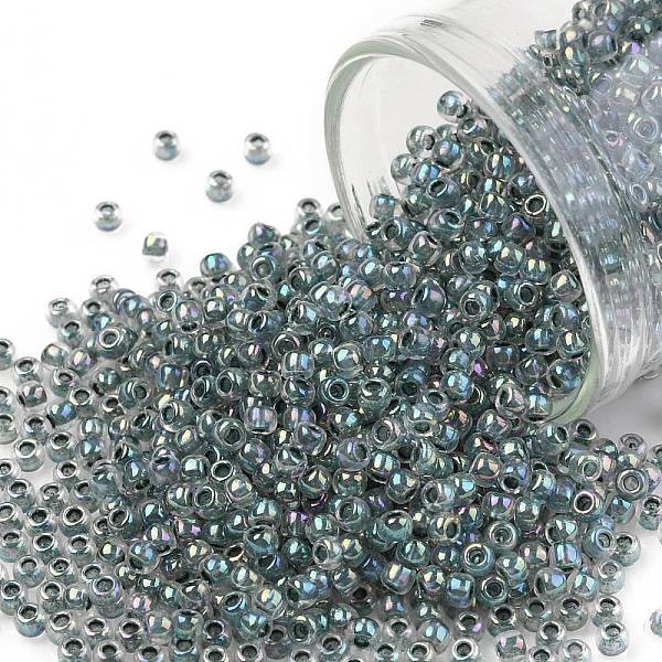 PandaHall TOHO Round Seed Beads, Japanese Seed Beads, (773) Inside Color AB Crystal/Montana Blue Lined, 11/0, 2.2mm, Hole: 0.8mm, about...
PandaHall TOHO Round Seed Beads, Japanese Seed Beads, (773) Inside Color AB Crystal/Montana Blue Lined, 11/0, 2.2mm, Hole: 0.8mm, about...