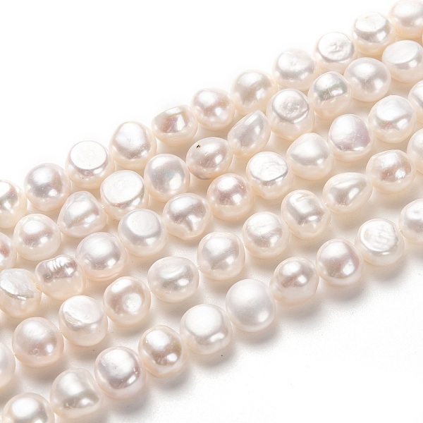 PandaHall Natural Cultured Freshwater Pearl Beads Strands, Two Sides Polished, White, 9~10x10mm, Hole: 0.8mm, about 37pcs/strand, 13.78 inch...
PandaHall Natural Cultured Freshwater Pearl Beads Strands, Two Sides Polished, White, 9~10x10mm, Hole: 0.8mm, about 37pcs/strand, 13.78 inch...