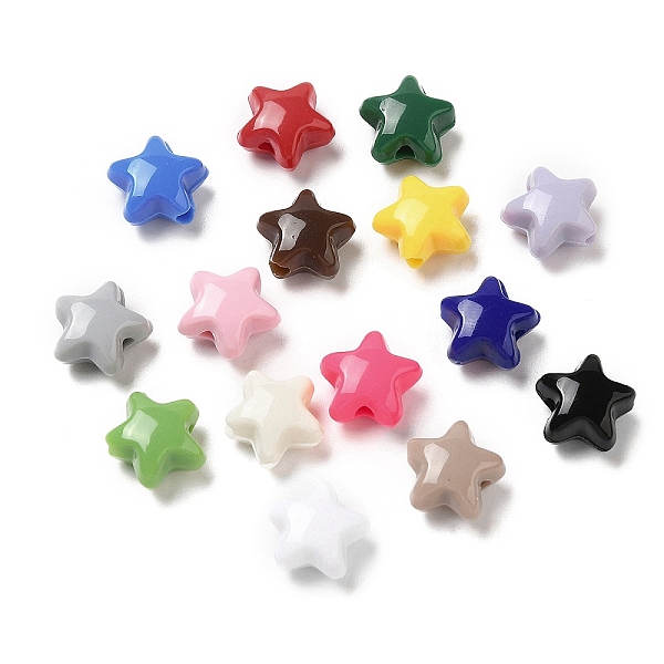 PandaHall Opaque Acrylic Beads, Star, Mixed Color, 11x11.5x7mm, Hole: 2mm, about 1245pcs/500g Acrylic Star Multicolor
PandaHall Opaque Acrylic Beads, Star, Mixed Color, 11x11.5x7mm, Hole: 2mm, about 1245pcs/500g Acrylic Star Multicolor