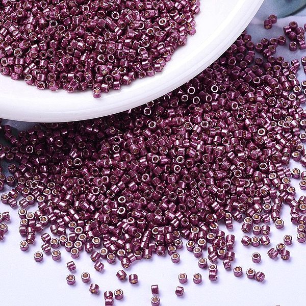 PandaHall MIYUKI Delica Beads, Cylinder, Japanese Seed Beads, 11/0, (DB1849) Duracoat Galvanized Magenta, 1.3x1.6mm, Hole: 0.8mm, about..., Pink
PandaHall MIYUKI Delica Beads, Cylinder, Japanese Seed Beads, 11/0, (DB1849) Duracoat Galvanized Magenta, 1.3x1.6mm, Hole: 0.8mm, about..., Pink
