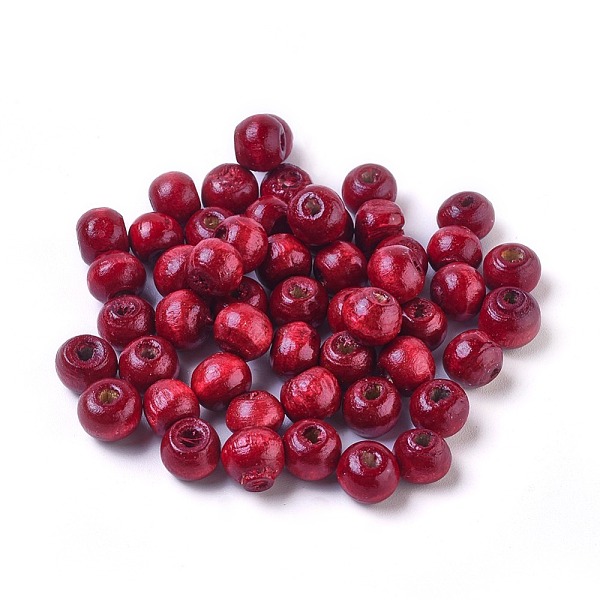 PandaHall Dyed Natural Wood Beads, Round, Lead Free, Dark Red, 8x7mm, Hole: 3mm, about 6000pcs/1000g Maple Wood Round Red
PandaHall Dyed Natural Wood Beads, Round, Lead Free, Dark Red, 8x7mm, Hole: 3mm, about 6000pcs/1000g Maple Wood Round Red