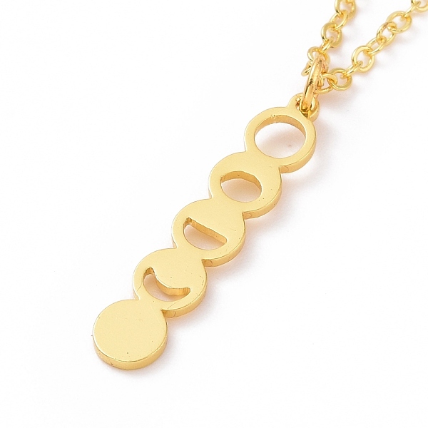 PandaHall Alloy Moon Phase Pendant Necklace for Women, Golden, 18.27 inch(46.4cm) Alloy
PandaHall Alloy Moon Phase Pendant Necklace for Women, Golden, 18.27 inch(46.4cm) Alloy