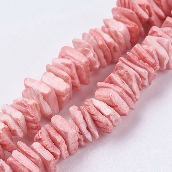 PandaHall Natural Sea Shell Beads Strands, Dyed, Square Heishi Beads, Pink, 1~3.5x4.5~10x4.5~10mm, Hole: 0.5mm, 16.1 inch~16.9 inch Other...
PandaHall Natural Sea Shell Beads Strands, Dyed, Square Heishi Beads, Pink, 1~3.5x4.5~10x4.5~10mm, Hole: 0.5mm, 16.1 inch~16.9 inch Other...