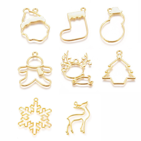 PandaHall Christmas Zinc Alloy Open Back Bezel Pendants, For DIY UV Resin, Epoxy Resin, Pressed Flower Jewelry, Deer & Snowflake & Tree &...
PandaHall Christmas Zinc Alloy Open Back Bezel Pendants, For DIY UV Resin, Epoxy Resin, Pressed Flower Jewelry, Deer & Snowflake & Tree &...