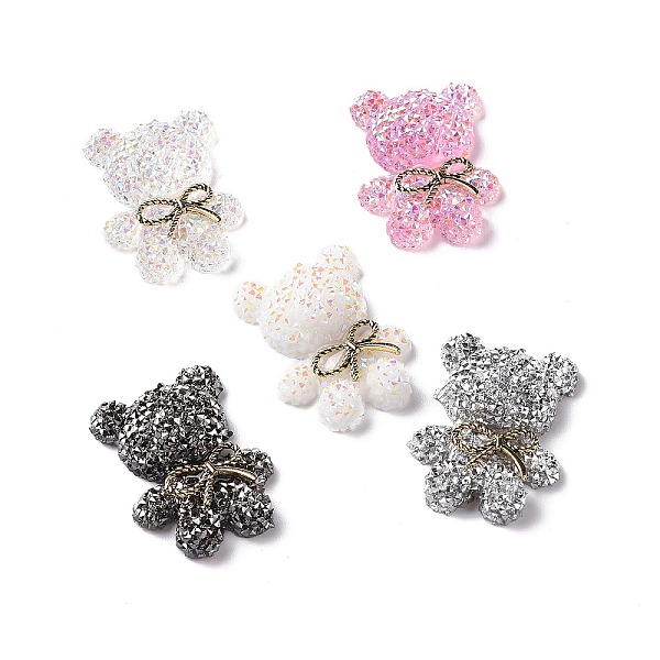 PandaHall Opaque Resin Cabochons, Bear with Bowknot, for DIY Craft Making, Mixed Color, 32.5x24.5x9.5mm Resin Bear Multicolor
PandaHall Opaque Resin Cabochons, Bear with Bowknot, for DIY Craft Making, Mixed Color, 32.5x24.5x9.5mm Resin Bear Multicolor