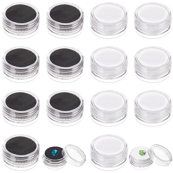 PandaHall 20Pcs 2 Colors Round Transparent Plastic Loose Diamond Storage Boxes with Screw Lid and Sponge Inside, Mixed Color, 2.95x2.1cm..., Multicolor
PandaHall 20Pcs 2 Colors Round Transparent Plastic Loose Diamond Storage Boxes with Screw Lid and Sponge Inside, Mixed Color, 2.95x2.1cm..., Multicolor