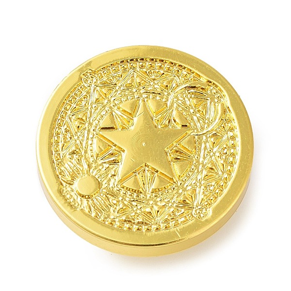 PandaHall Golden Tone Wax Seal Alloy Stamp Head, for Invitations, Envelopes, Gift Packing, Star, 16~30x18~30mm Brass Star
PandaHall Golden Tone Wax Seal Alloy Stamp Head, for Invitations, Envelopes, Gift Packing, Star, 16~30x18~30mm Brass Star