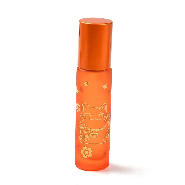 PandaHall Glass Essential Oil Roller Bottles, with Lid and Stainless Steel Roller Balls, Refillable Bottles, Column with Fortune Cat Pattern...
PandaHall Glass Essential Oil Roller Bottles, with Lid and Stainless Steel Roller Balls, Refillable Bottles, Column with Fortune Cat Pattern...