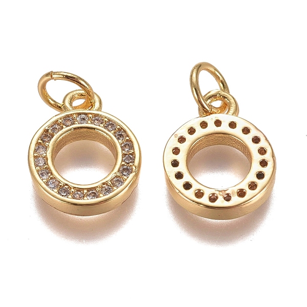 PandaHall Brass Micro Pave Clear Cubic Zirconia Charms, with Jump Rings, Round Ring Shape, Golden, 12x10x2mm, Hole: 3mm Brass+Cubic Zirconia...
PandaHall Brass Micro Pave Clear Cubic Zirconia Charms, with Jump Rings, Round Ring Shape, Golden, 12x10x2mm, Hole: 3mm Brass+Cubic Zirconia...