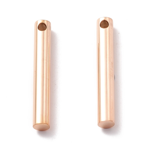 PandaHall 304 Stainless Steel Charms, Column, Rose Gold, 40x6mm, Hole: 3mm 304 Stainless Steel Column
PandaHall 304 Stainless Steel Charms, Column, Rose Gold, 40x6mm, Hole: 3mm 304 Stainless Steel Column