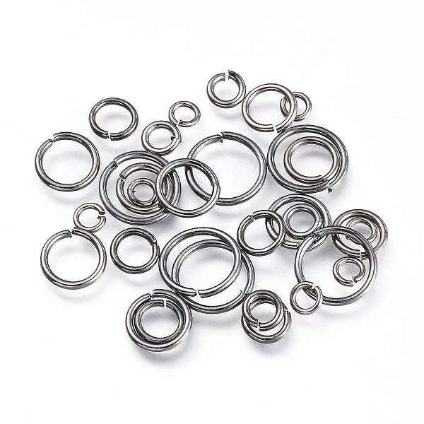 PandaHall Brass Jump Rings, Open Jump Rings, Gunmetal, 4~10x0.8~1mm, Inner Diameter: 2.4~8mm Brass
PandaHall Brass Jump Rings, Open Jump Rings, Gunmetal, 4~10x0.8~1mm, Inner Diameter: 2.4~8mm Brass