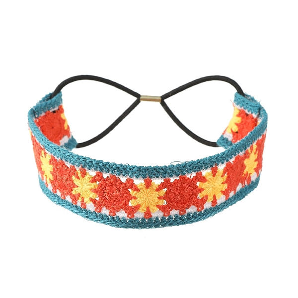 PandaHall Flower Pattern Crochet Turban Elastic Hair Scarf, Sunproof Crochet Hollow Hairband, Orange Red, 380x35mm Cloth
PandaHall Flower Pattern Crochet Turban Elastic Hair Scarf, Sunproof Crochet Hollow Hairband, Orange Red, 380x35mm Cloth