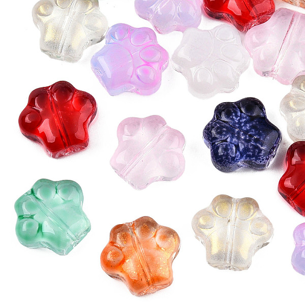 PandaHall Transparent Spray Painted Glass Beads, Mixed Style, Dog Paw Prints, Mixed Color, 11x12x4.5mm, Hole: 1mm Glass Dog Multicolor
PandaHall Transparent Spray Painted Glass Beads, Mixed Style, Dog Paw Prints, Mixed Color, 11x12x4.5mm, Hole: 1mm Glass Dog Multicolor