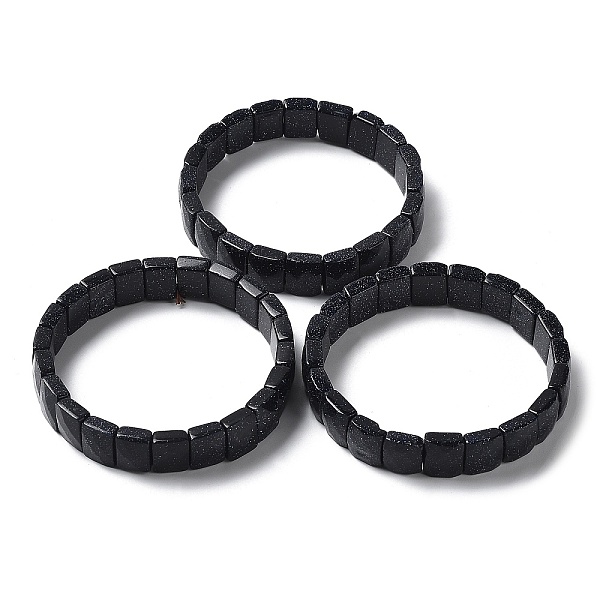 PandaHall Synthetic Blue Goldstone Stretch Bracelets, Faceted, Rectangle, 2-3/8 inch(6cm) Blue Goldstone
PandaHall Synthetic Blue Goldstone Stretch Bracelets, Faceted, Rectangle, 2-3/8 inch(6cm) Blue Goldstone