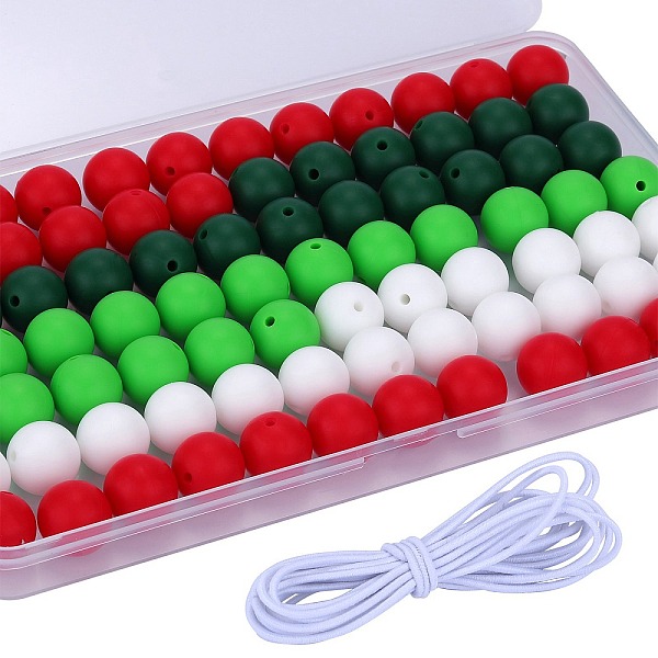 PandaHall 80Pcs 4 Style Round Silicone Focal Beads, Chewing Beads For Teethers, DIY Nursing Necklaces Making, with 2M Core Spun Elastic Cord..., Multicolor
PandaHall 80Pcs 4 Style Round Silicone Focal Beads, Chewing Beads For Teethers, DIY Nursing Necklaces Making, with 2M Core Spun Elastic Cord..., Multicolor