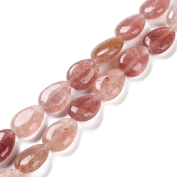 PandaHall Natural Strawberry Quartz Beads Strands, Flat Teardrop, 13~14x9.5~10x5~5.5mm, Hole: 1.2mm, about 28pcs/strand, 15.16''(38.5cm)...
PandaHall Natural Strawberry Quartz Beads Strands, Flat Teardrop, 13~14x9.5~10x5~5.5mm, Hole: 1.2mm, about 28pcs/strand, 15.16''(38.5cm)...