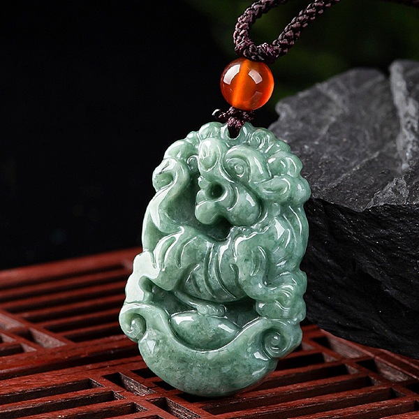PandaHall Natural Jadeite Pendant Necklaces, with Resin Bead and Wax Rope, the 12 Chinese Zodiac, Tiger, 24.80 inch(63cm), Pendant...
PandaHall Natural Jadeite Pendant Necklaces, with Resin Bead and Wax Rope, the 12 Chinese Zodiac, Tiger, 24.80 inch(63cm), Pendant...