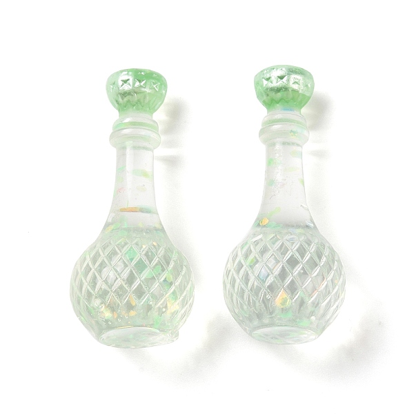 PandaHall Dummy Bottle Transparent Resin Cabochon, with Sequins, Lawn Green, 34.5x15mm Resin Bottle
PandaHall Dummy Bottle Transparent Resin Cabochon, with Sequins, Lawn Green, 34.5x15mm Resin Bottle