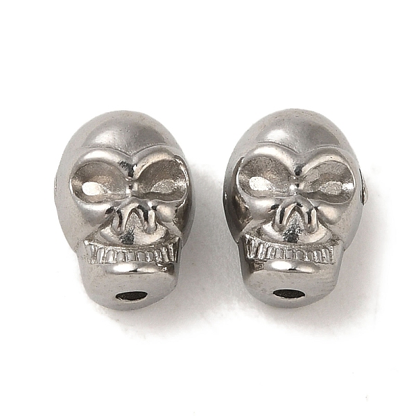 PandaHall 304 Stainless Steel Beads, Skull, Stainless Steel Color, 9.5x7x5.5mm, Hole: 2.2mm 304 Stainless Steel Skull
PandaHall 304 Stainless Steel Beads, Skull, Stainless Steel Color, 9.5x7x5.5mm, Hole: 2.2mm 304 Stainless Steel Skull
