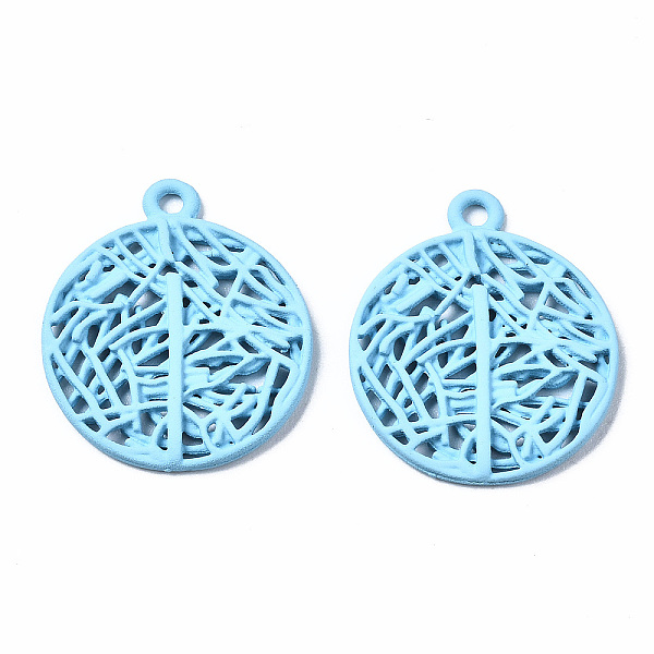 PandaHall Spray Painted Alloy Pendants, Cadmium Free & Nickel Free & Lead Free, Branch, Cornflower Blue, 22x18.5x2mm, Hole: 1.6mm Alloy...
PandaHall Spray Painted Alloy Pendants, Cadmium Free & Nickel Free & Lead Free, Branch, Cornflower Blue, 22x18.5x2mm, Hole: 1.6mm Alloy...