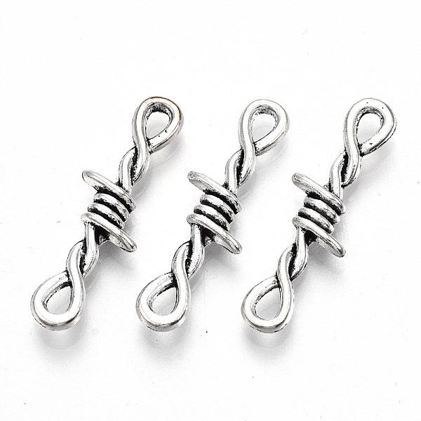 PandaHall Tibetan Style Alloy Links/Connector, Lead Free & Cadmium Free, Knot, Antique Silver, 33.5x10x4mm, Hole: 3.5x2mm Alloy Others
PandaHall Tibetan Style Alloy Links/Connector, Lead Free & Cadmium Free, Knot, Antique Silver, 33.5x10x4mm, Hole: 3.5x2mm Alloy Others