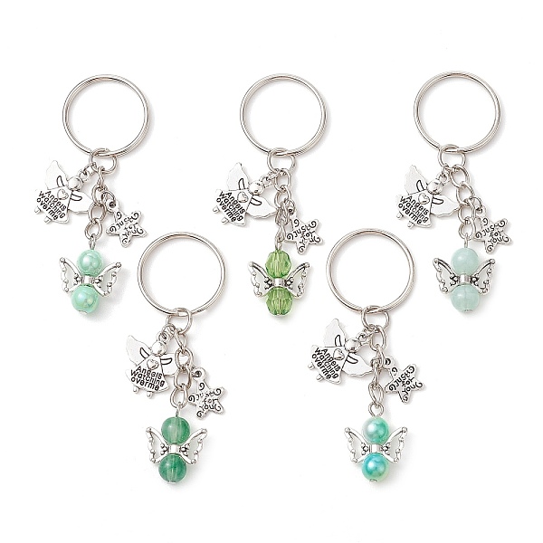PandaHall Acrylic Keychains, with Tibetan Style Alloy Pendants and Iron Split Key Rings, Angel, Mixed Color, 75mm Acrylic Angel & Fairy..., Multicolor
PandaHall Acrylic Keychains, with Tibetan Style Alloy Pendants and Iron Split Key Rings, Angel, Mixed Color, 75mm Acrylic Angel & Fairy..., Multicolor