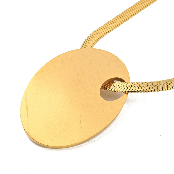PandaHall 304 Stainless Steel Snake Chain Necklaces, Pendant Necklaces, Oval, 15.75 inch(40cm), Pendant: 40x28mm 304 Stainless Steel Oval
PandaHall 304 Stainless Steel Snake Chain Necklaces, Pendant Necklaces, Oval, 15.75 inch(40cm), Pendant: 40x28mm 304 Stainless Steel Oval