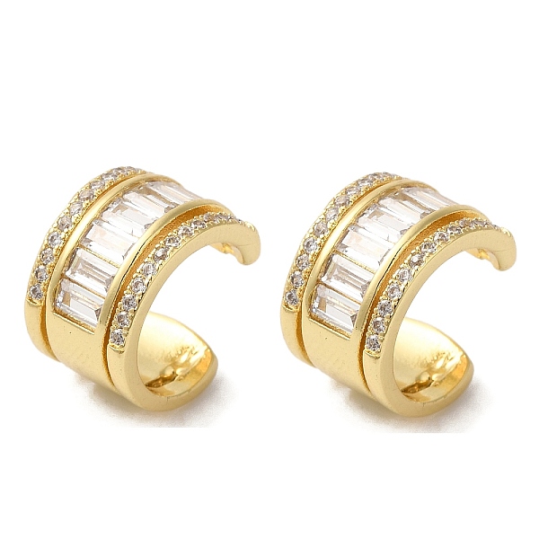 PandaHall Brass Micro Pave Clear Cubic Zirconia Cuff Earrings for Women, Half Round, Golden, 14x10mm Brass Half Round Clear
PandaHall Brass Micro Pave Clear Cubic Zirconia Cuff Earrings for Women, Half Round, Golden, 14x10mm Brass Half Round Clear