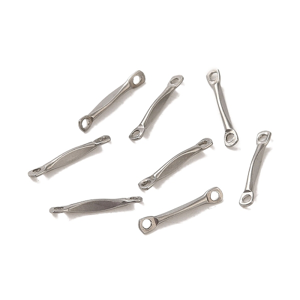PandaHall 304 Stainless Steel Connector Charms, Flat Bar Links, Stainless Steel Color, 13x2.5x1mm, Hole: 1.2mm 304 Stainless Steel Stick
PandaHall 304 Stainless Steel Connector Charms, Flat Bar Links, Stainless Steel Color, 13x2.5x1mm, Hole: 1.2mm 304 Stainless Steel Stick