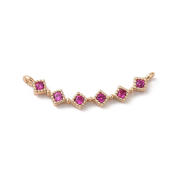 PandaHall Brass Pendants, with Glass, Rhombus, Golden, Fuchsia, 25x10x3mm, Hole: 1.2mm Brass+Glass Rhombus Pink
PandaHall Brass Pendants, with Glass, Rhombus, Golden, Fuchsia, 25x10x3mm, Hole: 1.2mm Brass+Glass Rhombus Pink