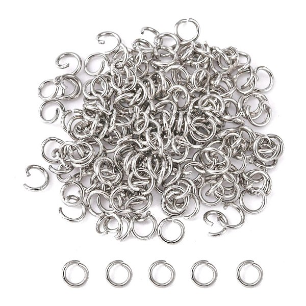 PandaHall 304 Stainless Steel Jump Rings, Open Jump Rings, Stainless Steel, 20 Gauge, 5x0.8mm, Inner Diameter: 3.4mm, about 392pcs/20g 304...
PandaHall 304 Stainless Steel Jump Rings, Open Jump Rings, Stainless Steel, 20 Gauge, 5x0.8mm, Inner Diameter: 3.4mm, about 392pcs/20g 304...