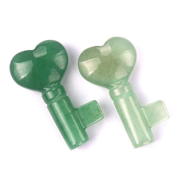 PandaHall Natural Green Aventurine Carved Healing Heart Key Stone, Reiki Energy Stone Display Decorations, 37~40x22x10mm Green Aventurine...
PandaHall Natural Green Aventurine Carved Healing Heart Key Stone, Reiki Energy Stone Display Decorations, 37~40x22x10mm Green Aventurine...
