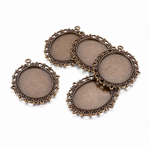 PandaHall Tibetan Style Pendant Cabochon Settings, DIY Findings for Jewelry Making, Oval, Cadmium Free & Nickel Free & Lead Free, Antique...
PandaHall Tibetan Style Pendant Cabochon Settings, DIY Findings for Jewelry Making, Oval, Cadmium Free & Nickel Free & Lead Free, Antique...