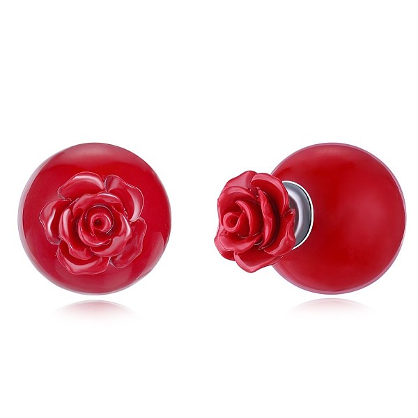 PandaHall New Fashion Hot Ear Studs, Red, Antique Silver, 10.5x10x6mm, Pin: 0.7mm Resin Flower Red
PandaHall New Fashion Hot Ear Studs, Red, Antique Silver, 10.5x10x6mm, Pin: 0.7mm Resin Flower Red