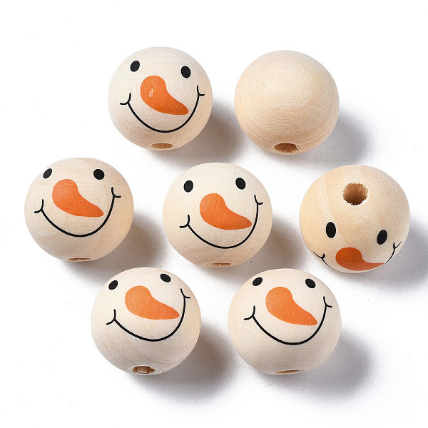 PandaHall Unfinished Natural Wood European Beads, Large Hole Beads, Printed, Round, Old Lace, 20x18mm, Hole: 4mm Wood Round
PandaHall Unfinished Natural Wood European Beads, Large Hole Beads, Printed, Round, Old Lace, 20x18mm, Hole: 4mm Wood Round