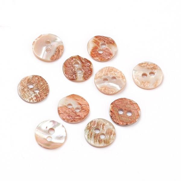 PandaHall Abalone Shell/Paua Shell, Flat Round, 2-Hole, Coral, 10x1.5mm, Hole: 1.6mm Shell Flat Round Red
PandaHall Abalone Shell/Paua Shell, Flat Round, 2-Hole, Coral, 10x1.5mm, Hole: 1.6mm Shell Flat Round Red