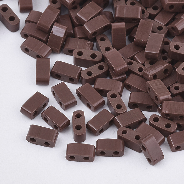PandaHall 2-Hole Glass Seed Beads, Opaque Colours, Rectangle, Coconut Brown, 4.5~5.5x2x2~2.5mm, Hole: 0.5~0.8mm, about 250pcs/10g Glass...
PandaHall 2-Hole Glass Seed Beads, Opaque Colours, Rectangle, Coconut Brown, 4.5~5.5x2x2~2.5mm, Hole: 0.5~0.8mm, about 250pcs/10g Glass...