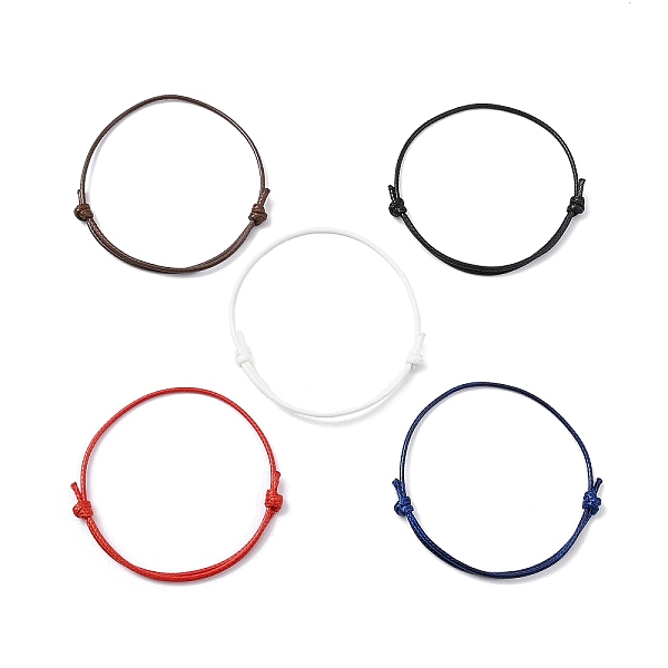 PandaHall 5Pcs 5 Colors Eco-Friendly Korean Waxed Polyester Cord, for Adjustable Bracelet Making, Mixed Color, Inner Diameter: 3-1/8~3-1/4..., Multicolor
PandaHall 5Pcs 5 Colors Eco-Friendly Korean Waxed Polyester Cord, for Adjustable Bracelet Making, Mixed Color, Inner Diameter: 3-1/8~3-1/4..., Multicolor