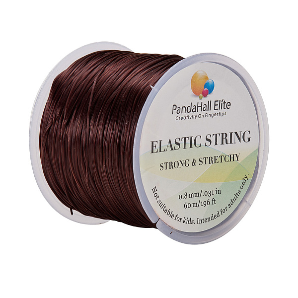 PandaHall JEWELEADER About 65 Yards Elastic Wire Stretch 0.8mm Polyester String Cord Crafting DIY Thread for Bracelets Gemstone Jewelry..., Brown
PandaHall JEWELEADER About 65 Yards Elastic Wire Stretch 0.8mm Polyester String Cord Crafting DIY Thread for Bracelets Gemstone Jewelry..., Brown