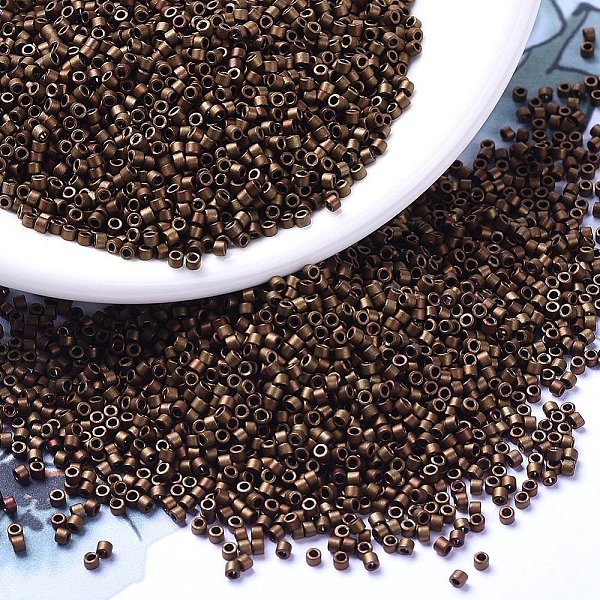 PandaHall MIYUKI Delica Beads, Cylinder, Japanese Seed Beads, 11/0, (DB1051) Matte Metallic Bronze Gold Iris, 1.3x1.6mm, Hole: 0.8mm, about..., Brown
PandaHall MIYUKI Delica Beads, Cylinder, Japanese Seed Beads, 11/0, (DB1051) Matte Metallic Bronze Gold Iris, 1.3x1.6mm, Hole: 0.8mm, about..., Brown