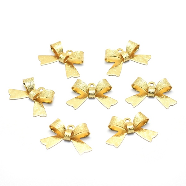 PandaHall Brass Pendants, Lead Free & Cadmium Free & Nickel Free, Bowknot, Real 18K Gold Plated, 14x21x4.5mm, Hole: 1.5mm Brass Bowknot
PandaHall Brass Pendants, Lead Free & Cadmium Free & Nickel Free, Bowknot, Real 18K Gold Plated, 14x21x4.5mm, Hole: 1.5mm Brass Bowknot